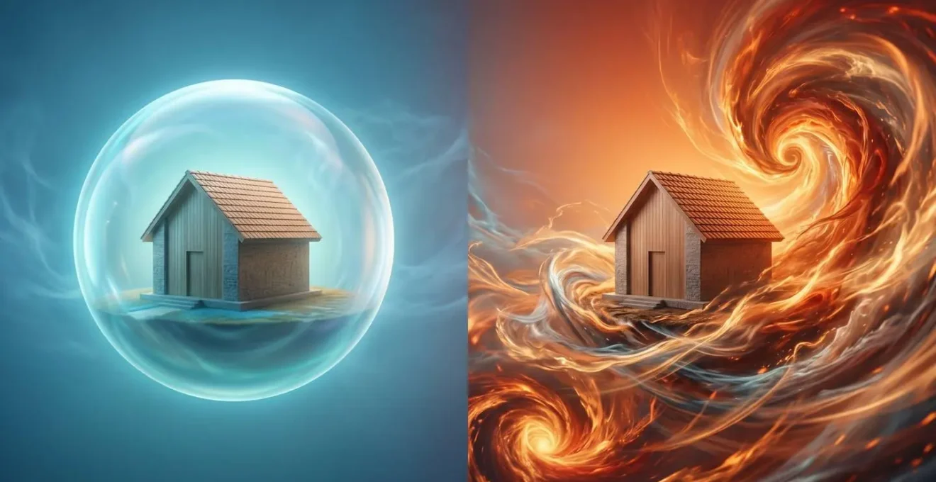 Représentation visuelle de la stabilité du prix fixe versus la volatilité du prix indexé