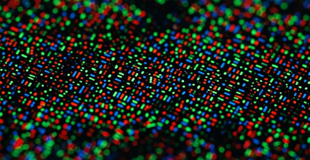 Démonstration visuelle du décalage de pixels sur écran OLED